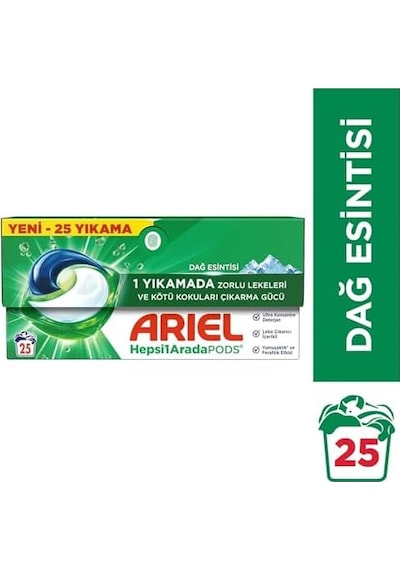 Hepsi1arada Pods Kapsül Çamaşır Deterjanı Beyazlar Ve Renkliler 25 Yıkama 1000'li Set