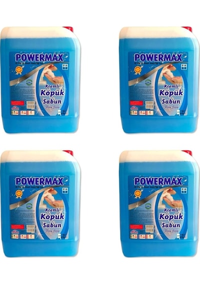 Powermax Köpük Sabun El Yıkama Sıvısı 5 KG x 4