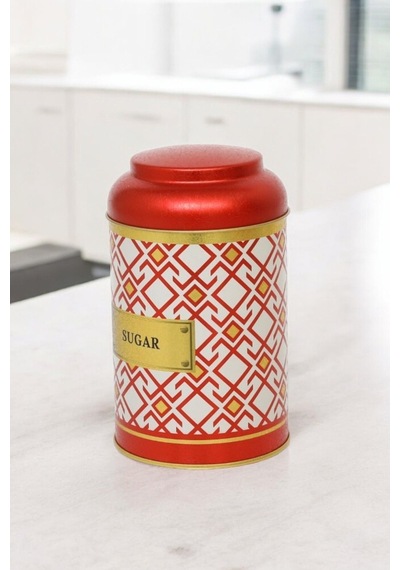 Ef115-a6 Turkish Red Sugar Desenli Baharatlık 1,1 Lt Çok Renkli