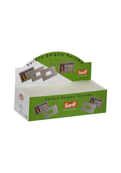 Sarff A-031H Pvc Lüx Şeffaf Ehliyet Kabı 15323003