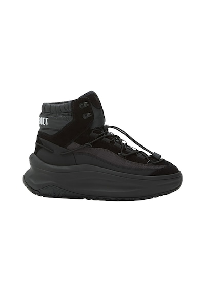 N001 Black Bot Erkek 80d2490030 Moon Boot Moon247 Xlace Mid Siyah