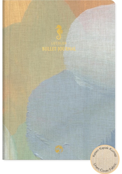 17x24 Keten Noktalı Bullet Journal Defter Denizatı