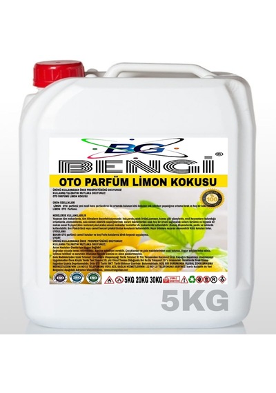 Oto Parfüm Limon Kokusu 5 Kg Bengi
