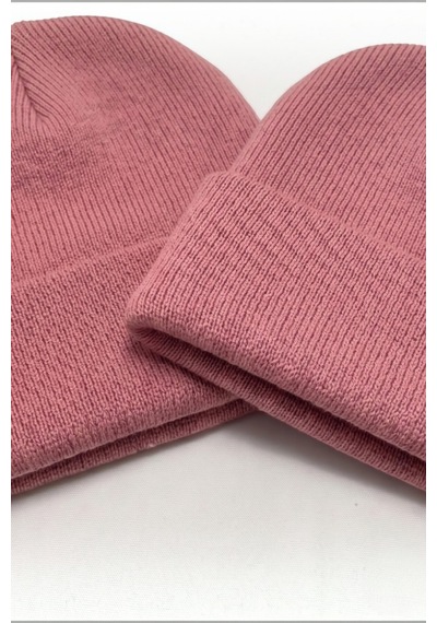 Moibody Premium Unisex Beanie Bere Seti 2 Li Paket Soluk Pembe Soluk Pembe