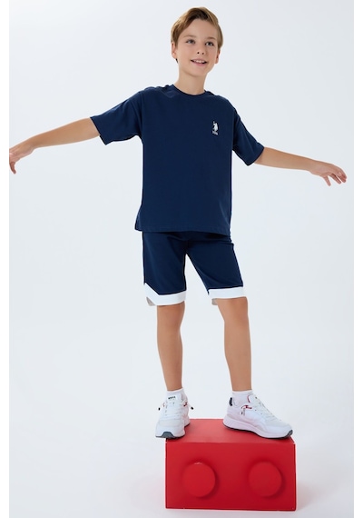 U.s. Polo Assn. Erkek Çocuk Lacivert Bermuda Takım 5274-49765 Lacivert