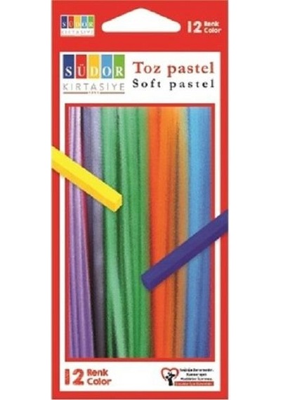 Südor Toz Pastel Boya Soft 12 Renk