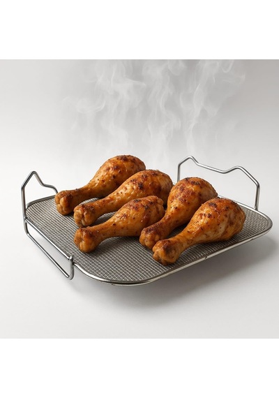 Lexroo 3000 Serisi Hava Fritöz Uyumlu Buhar Pişirme Aparatı, 304 Paslanmaz Çelik