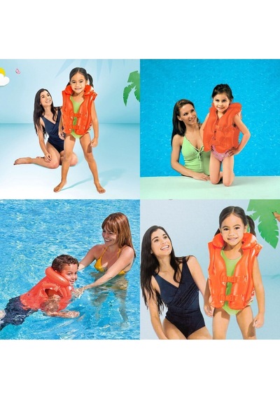 Şişme Can Yeleği Yüzme Can Yeleği Deniz Yeleği Şişme Cankurtaran Yelek Life Vest Emniyet 50x47 Cm. Kırmızı Şişme Can Yeleği Yüzme Can Yeleği Deniz Yeleği Şişme Cankurtaran Yelek Life Vest Emniyet 50x47 Cm. Kırmızı