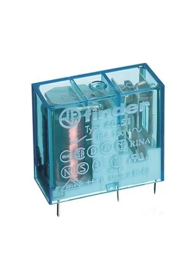 Finder 40.51.9.006.0000 6v 10a Dc Tek Kontak Minyatür Pcb Röle