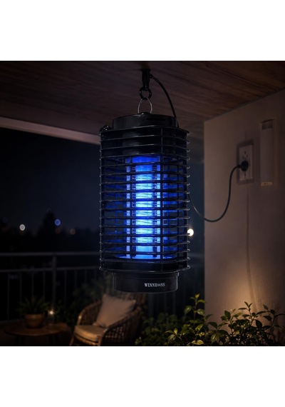 Elektronik Sinek Ve Sivrisinek Öldürücü, 3 W, 110-220 V, 50 Hz, 16 M² Etki Alanı, Düşük Güç Tüketimli Işıklı Haşere Cihazı, 10 X 25 Cm, Ev Ofis Yatak Odası İçin Wn-3021