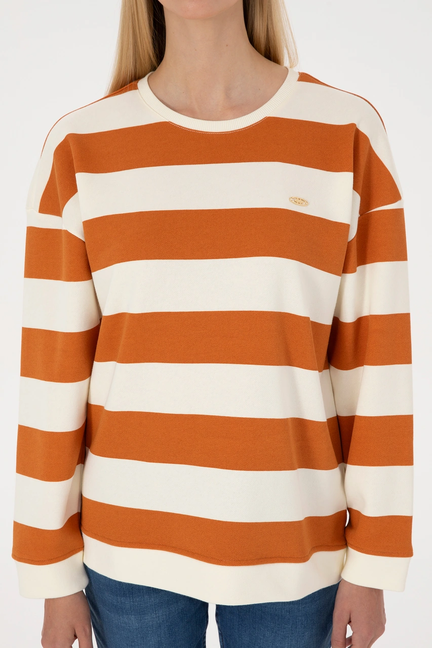 U.s. Polo Assn. Kadın Bakır Sweatshirt 50313563-vr182 Bakır