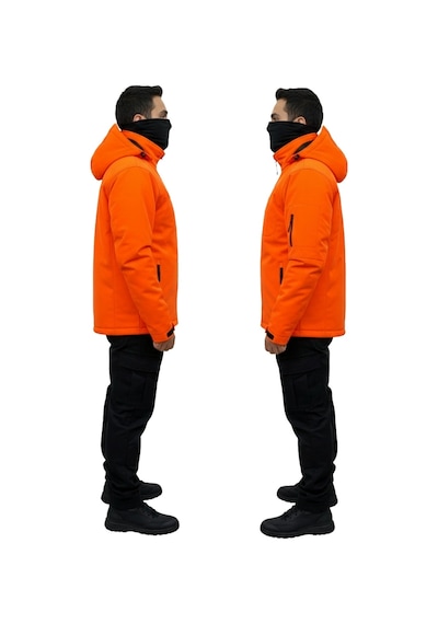Mysia Outdoor Turuncu Soft Shell Mont Çift Kat Polarlı Turuncu