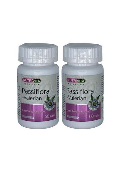 Nutrivita Nutrition Passiflora Valerian 2x60 Tablet Kedi Otu
