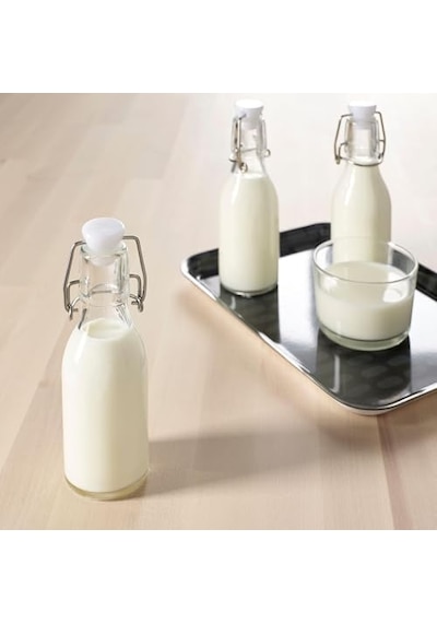 3 Adet Cam-vakumlu Su Şişesi 15 Cl Sos-yağ Şişesi