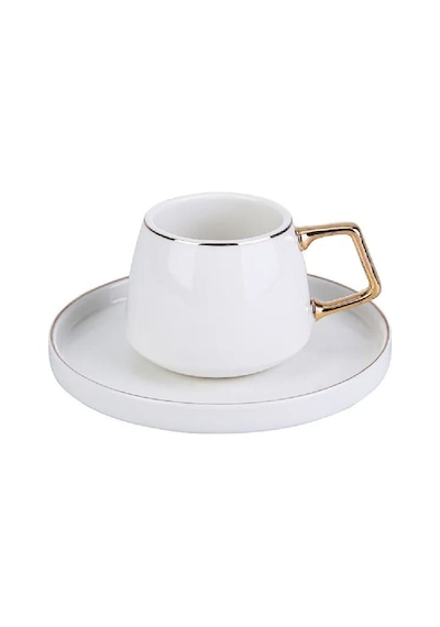 Karaca  Streamline Saturn 6 Kişilik Kahve Fincanı Takımı 100 ml Gold