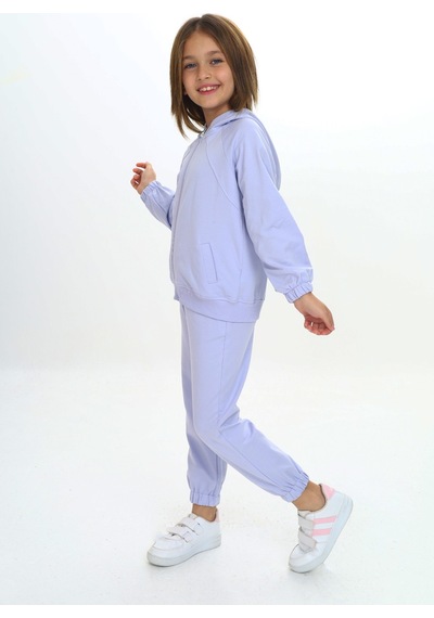 Toontoy Kids Toontoy Kız Çocuk 2'li Takım Kapüşonlu Cepli Reglan Kol Sweatshirt & Beli Paçası Lastikli Cepli Jogger Eşofman Altı - 2 İplik Açık Lila Toontoy Kids Toontoy Kız Çocuk 2'li Takım Kapüşonlu Cepli Reglan Kol Sweatshirt & Beli Paçası Lastikli Cepli Jogger Eşofman Altı - 2 İplik Açık Lila