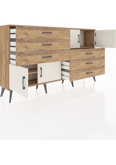 Arges Konsol 2 Raflı 6 Çekmeceli 4 Kapaklı 176x30x99 Çam-aytaşı/çam Aytası/atlas Çam - Atlas Çam Arges Konsol 2 Raflı 6 Çekmeceli 4 Kapaklı 176x30x99 Çam-aytaşı/çam Aytası/atlas Çam - Atlas Çam