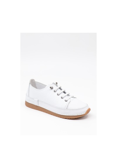 Nesilshoes Nesil Shoes Spil Rc1 Beyaz Hakiki Deri Kadın Ayakkabı