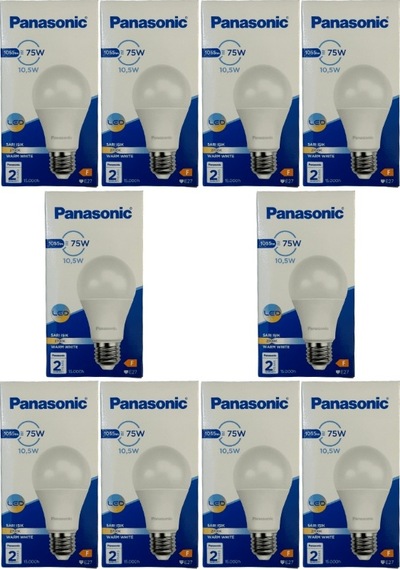 Panasonic 10,5w 75w 2700k Sarı Işık E27 Duylu Led Ampul 10 Adet