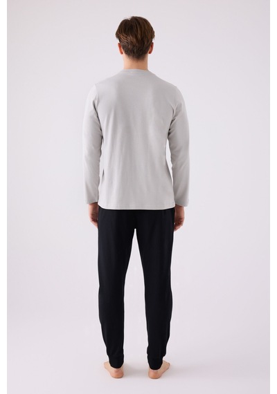 Arnetta Erkek Gri Pijama Takımı Ar3142-s-v2 Gri