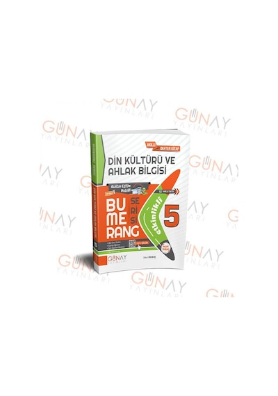Günay Yayınları 5.Sınıf Bumerang Etkinlikli Din Kültürü