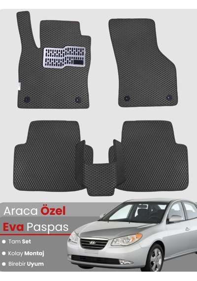 Hyundai Elantra 2006-2011 Uyumlu Eva Paspas Tam Set Araca Özel,kolay Montaj,su Geçirmez 417