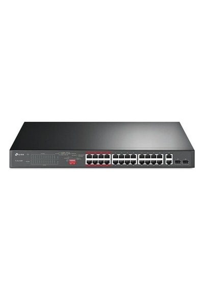 Tp-lınk Tl-sl1226p 24 Port 10/100 24 Port Poe 2 Port Uplınk +2 Sfp Yonetılemez Rack Mount Swıtch