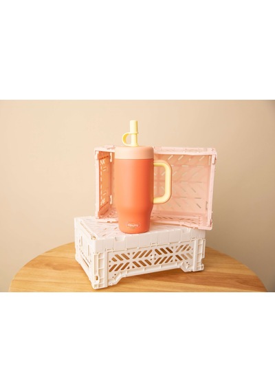 Sipnjoy - Handlehug Tumbler 550 Ml - Turuncu