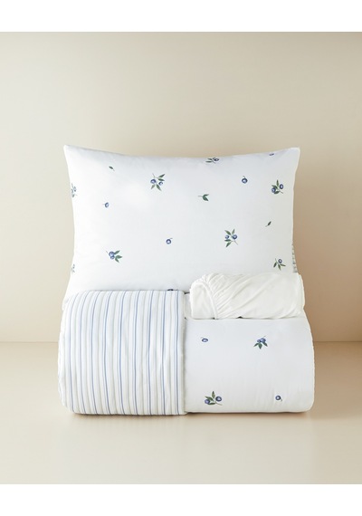 English Home Berryscus Kolay Ütülenir Tek Kişilik Nevresim Takımı 160x220 Cm Mor Mor