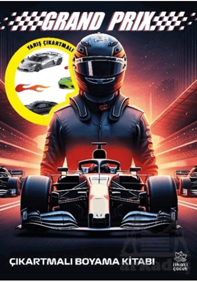Grand Prix Çıkartmalı Boyama Kitabı İthaki Çocuk Yayınları