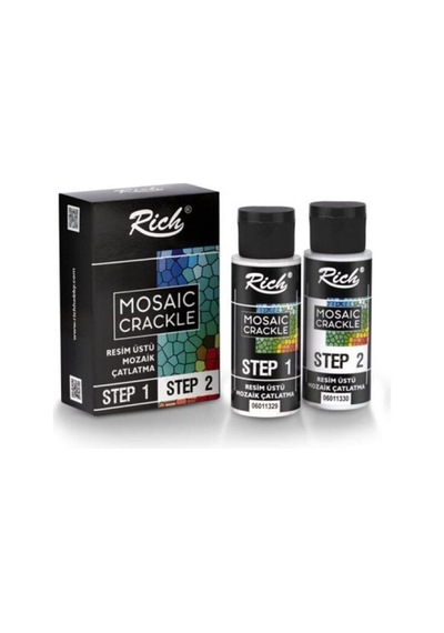 Rich Mozaik Çatlatma Step 1 + Step 2 60 Cc + 60 Cc 0000 Naturel