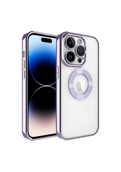 Apple İphone 14 Pro Uyumlu Logo Gösteren Kamera Korumalı Renkli Tasarım Kılıf
