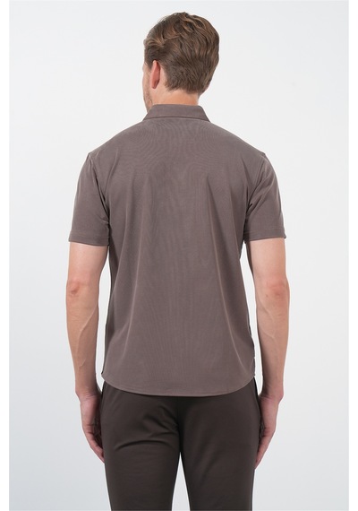 İmza Kahverengi İtalyan Yaka Kısa Kol Cepsiz Slim Fit Esnek Gömlek 1004260159 Koyu Kahverengi İmza Kahverengi İtalyan Yaka Kısa Kol Cepsiz Slim Fit Esnek Gömlek 1004260159 Koyu Kahverengi