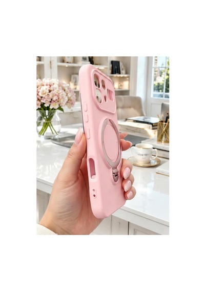 İnfinix Note 60 İle Uyumlu 360 Derece Dönebilen Kalın Metal Magsafe Halka Stantlı İçi Kadife Korumalı Ultra Lüx Premium Silikon Kılıf Pembe İnfinix Note 60 İle Uyumlu 360 Derece Dönebilen Kalın Metal Magsafe Halka Stantlı İçi Kadife Korumalı Ultra Lüx Premium Silikon Kılıf Pembe