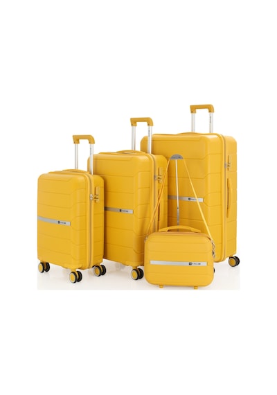 Mçs Polipropilen 4lü Valiz Seti V366 S21sy1000048-set 00012 Sarı