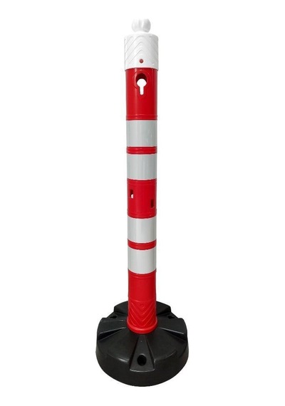 Levhalı Uyarı Dikmesi Seti 120 Cm - Kauçuk Tabanlı-set3