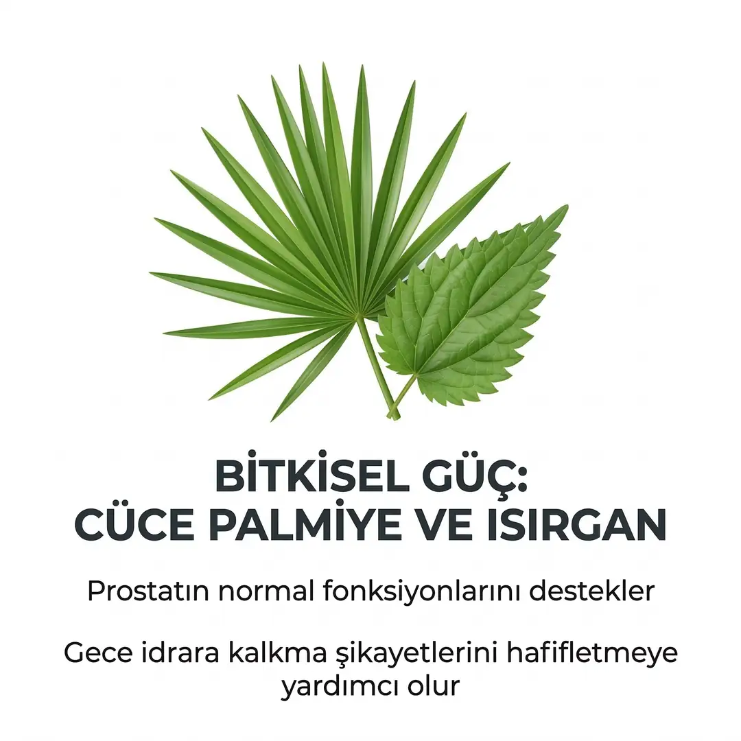 Faynpro Erkeklere Özel Saw Palmetto Cüce Palmiye , Pygeum, Kabak Çekirdeği Yağı Ve Çinko İçeren Takviye Edici Gıda 30 Yumuşak Kapsül
