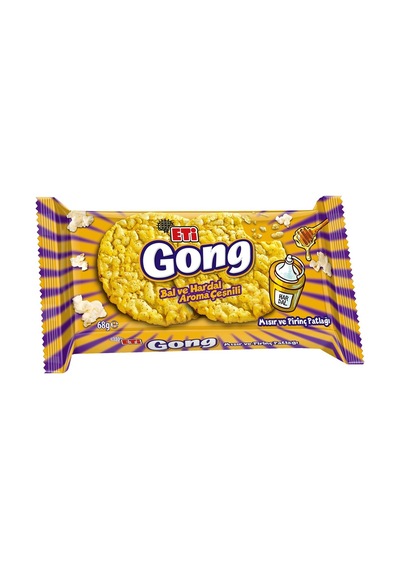 Eti Gong Mısır Ve Pirinç Patlağı 68 G Bal&hardal Atıştırmalık 3'li Ekonomik Paket - 3 Adet Tarı