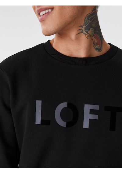 Loft Erkek Sweatshirt Siyah Lf2028819 24kp69000052 P6934 Siyah