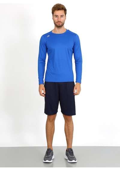 New Balance Nbtm2112-son Erkek Tişört Mavi