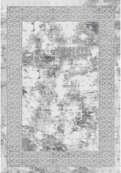 Eliana Home Dijital Baskı Yıkanabilir Kaymaz Taban Salon Halısı Ve Yolluk Rvg0970-fnl219 Gri