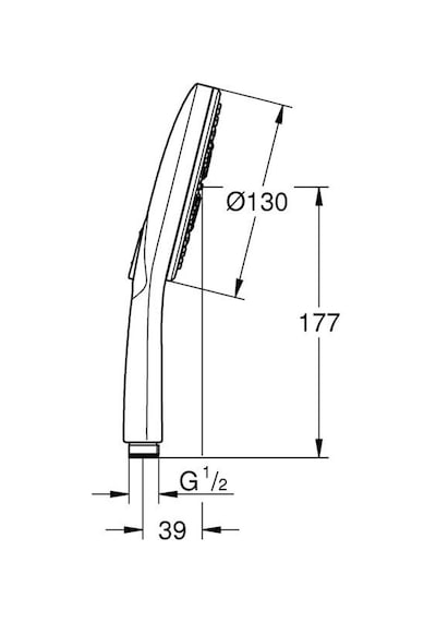 Grohe Rainshower Smartactive 130 El Duşu 3 Akışlı - 26574da0