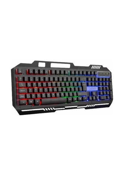 Northcity Pg8018 Işıklı Mekanik Gaming Klavye Mouse Seti Siyah - Led Oyuncu Klavyesi