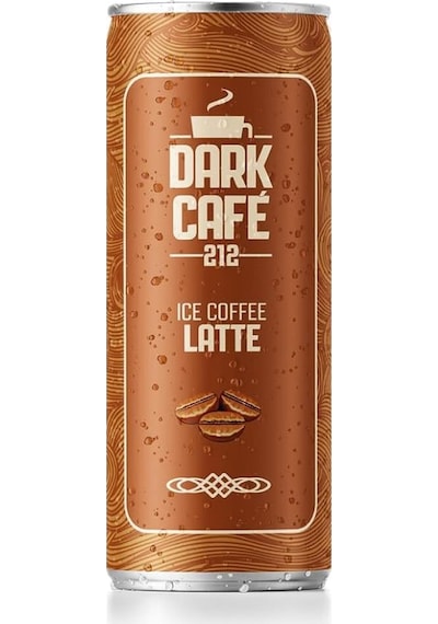 Dark Café 212 Soğuk Kahve Latte 250 Ml X 12 Adet Hazır