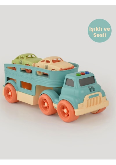 Lets Be Child Sesli Ve Işıklı Taşıyıcı Tır Mavi Mavi