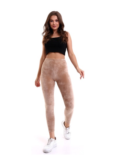 Winmoda34 Kadife Tayt Bej