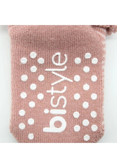 Bistyle Çemberli Kaymaz Havlu Soket Çorap 2'li Bs10503 Pudra Pembe Pudra Pembe Pudra - Pembe