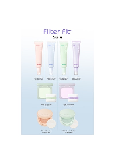 Perıpera Filter Fit Blur Pact 01 Blur Mint