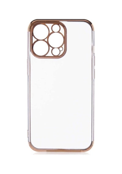Apple Uyumlu iPhone 13 Pro Max Kılıf Dört Köşeli Lazer Silikon Ka