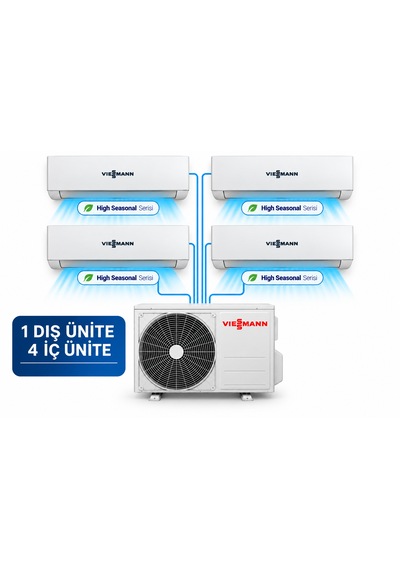 Viessmann F3080M2 Vitoclima 300-S/HE 9+9+9+9 İç 28 Dış Multi Split Klima
